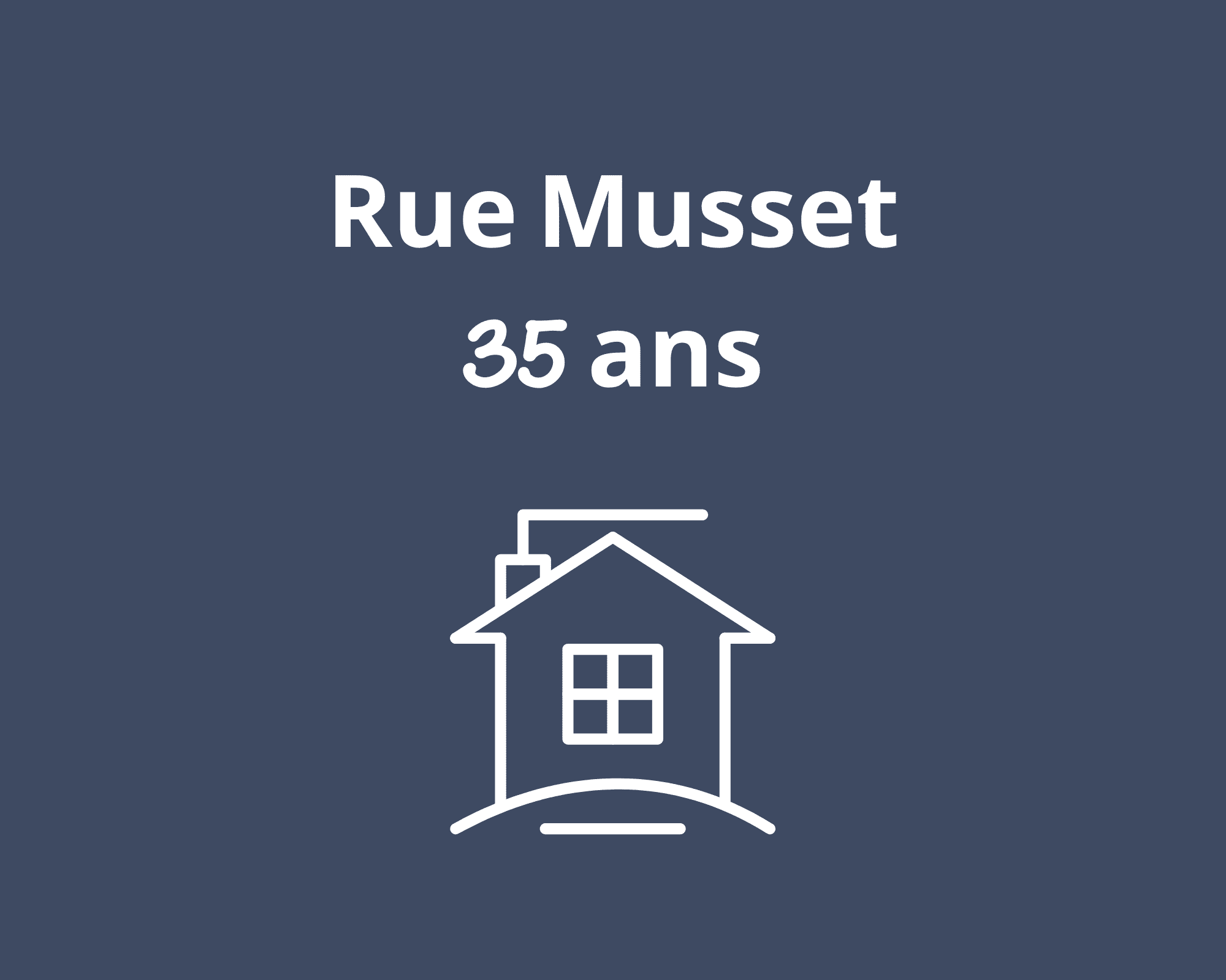 rue Musset 35 ans - Équipe Lavoie²
